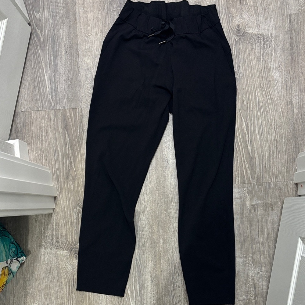 Black Drawstring Pants - image 1